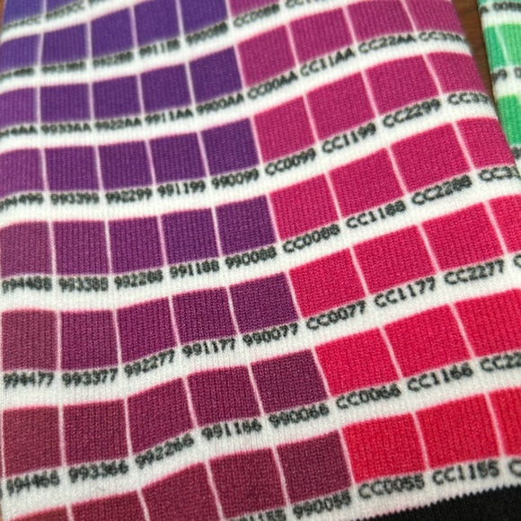 A rainbow for your feet! Pantone color chips knee socks Hand crafted OS -PMS - Picture 12 of 15